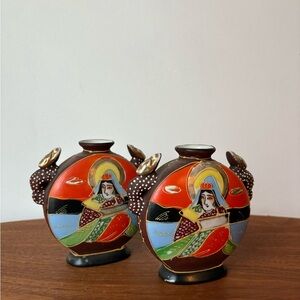 Colorful Decorative Vases with Artistic Design